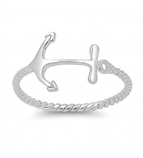 Fashion Anchor Unique Sterling Silver