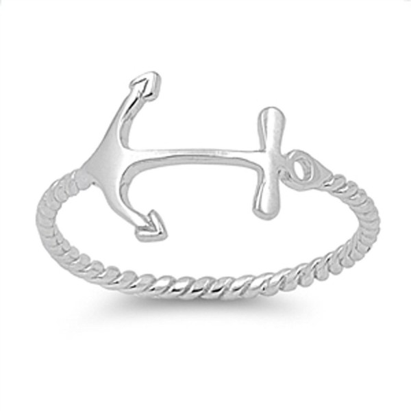 Fashion Anchor Unique Sterling Silver