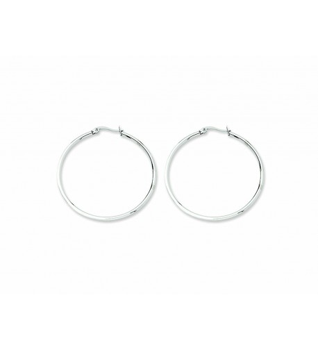 Chisel Stainless Steel Diameter Earrings