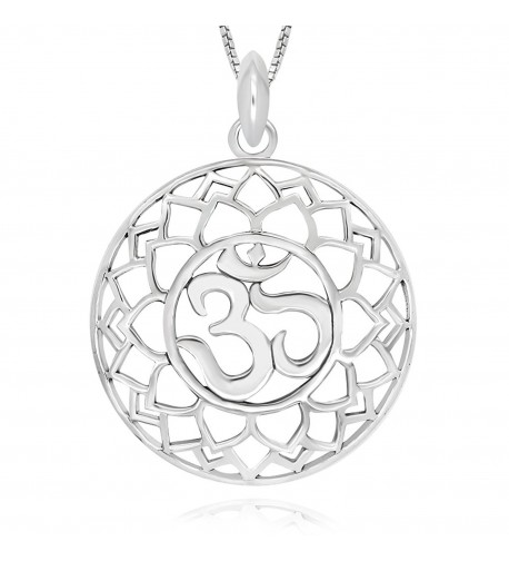 Sterling Silver Symbol Pendant Necklace