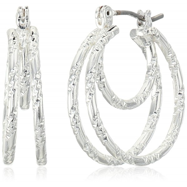 Napier Attraction Silver Tone Petite Earrings