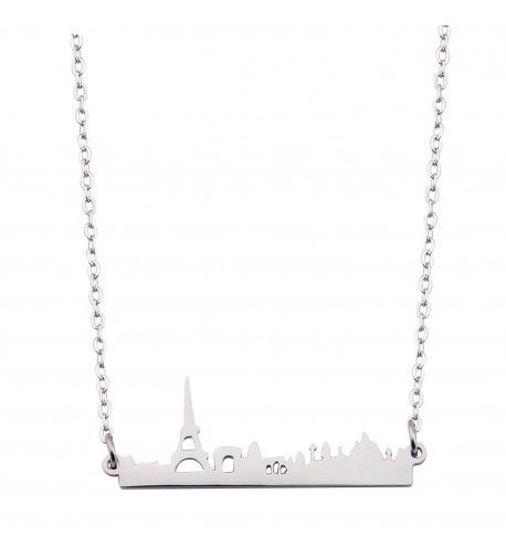 Skyline Necklace Architectural Jewelry Anniversary