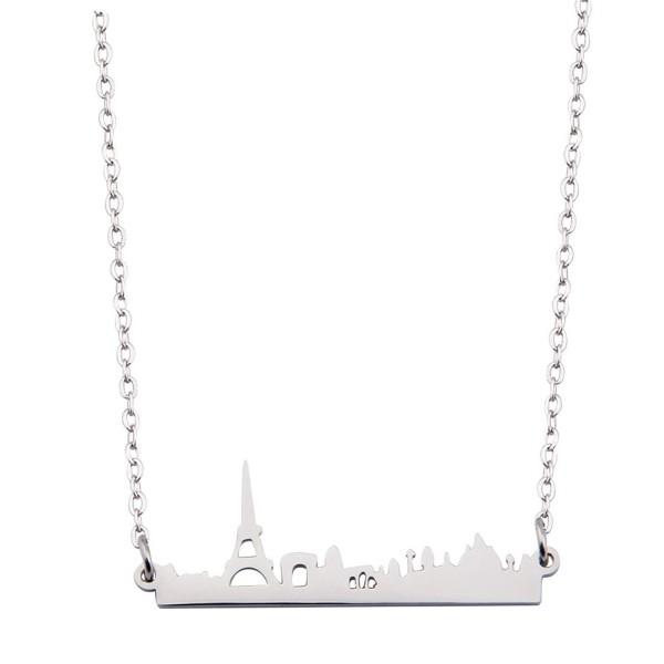 Skyline Necklace Architectural Jewelry Anniversary