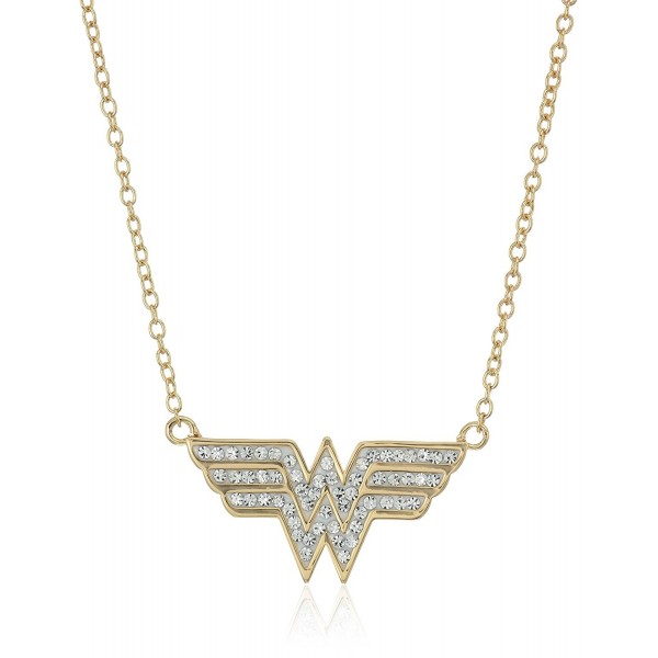 DC Comics Wonderwoman Silver Plated Necklace