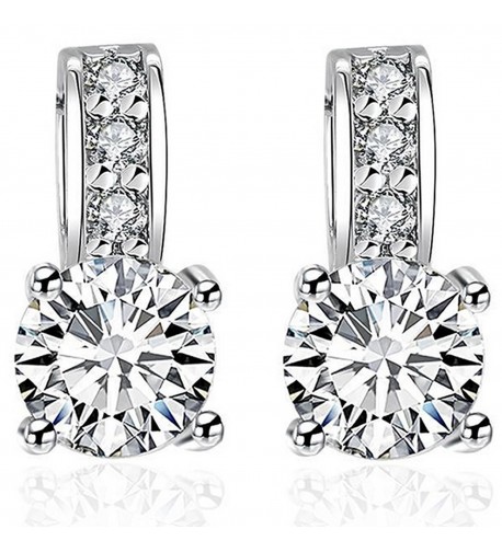 Joyfulshine Zirconia Crystal Silver Earrings