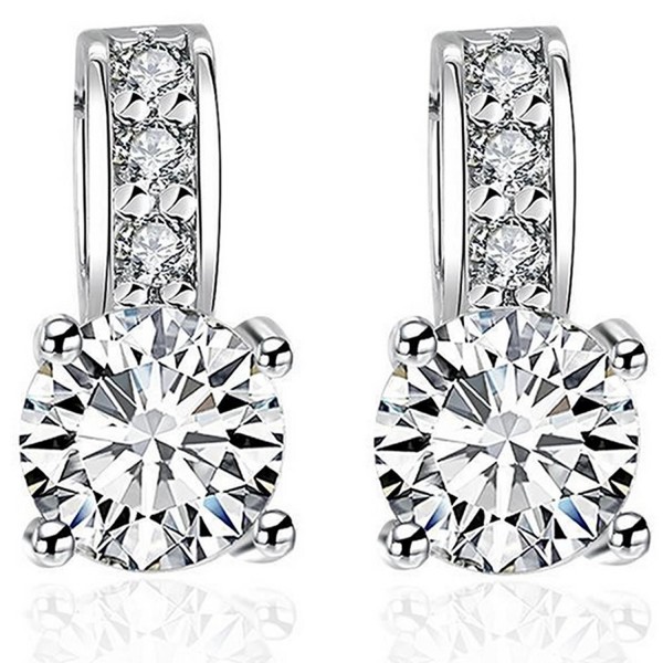 Joyfulshine Zirconia Crystal Silver Earrings
