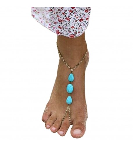 Sandistore Barefoot Jewelry Turquoise Stretch