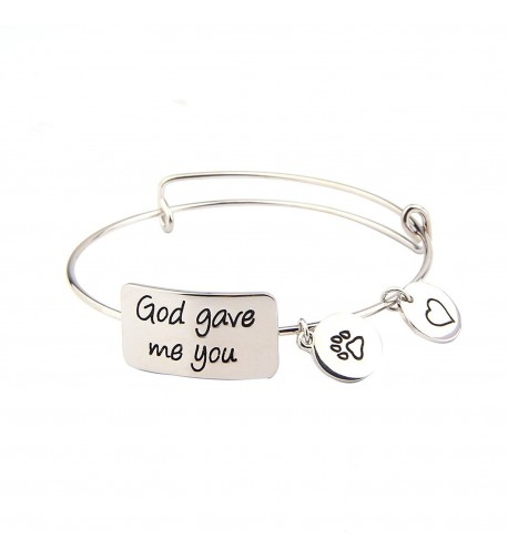 Bracelet Handstamped Adjustable Expandable Religious