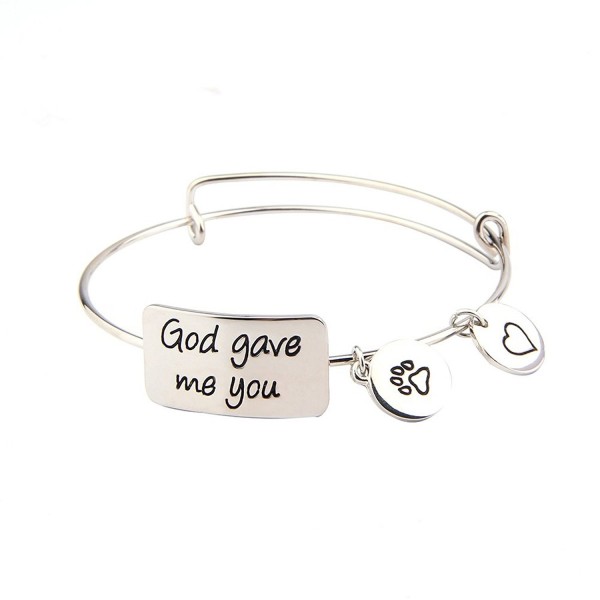 Bracelet Handstamped Adjustable Expandable Religious