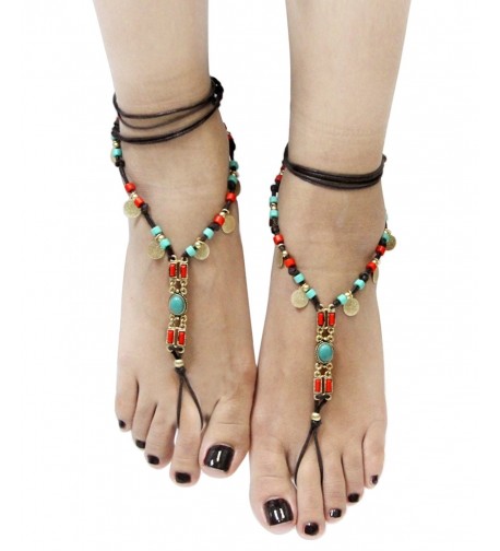 Bohemian Style Barefoot Sandals Option