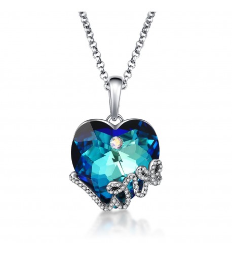 GuqiGuli Swarovski Crystal Necklace Girlfriend