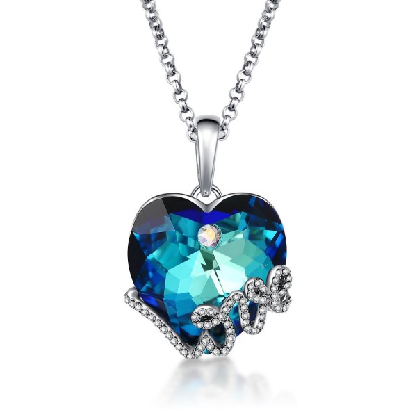 GuqiGuli Swarovski Crystal Necklace Girlfriend