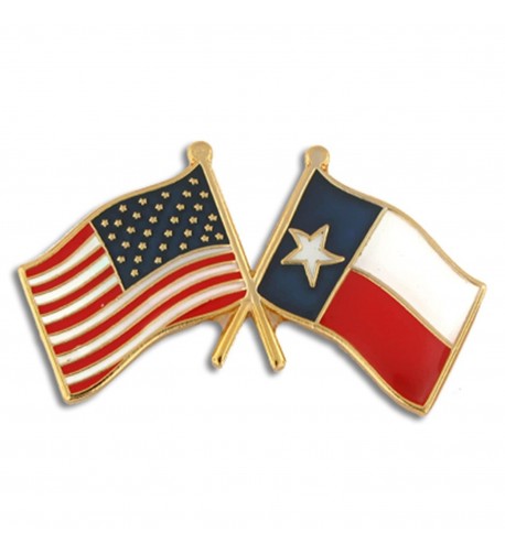 PinMarts Texas Crossed Friendship Enamel