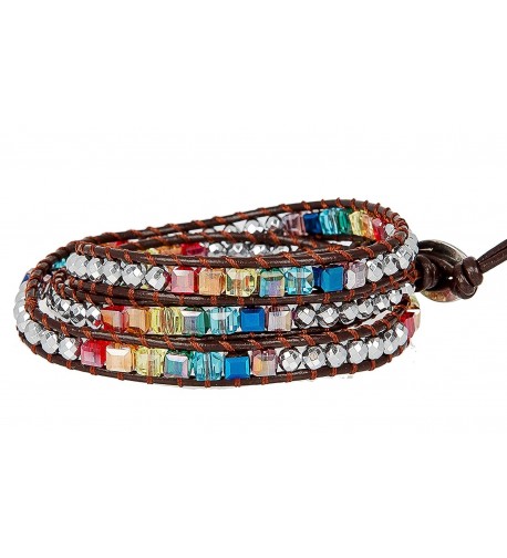 Awareness Leather Bracelet SPUNKYsoul Collection