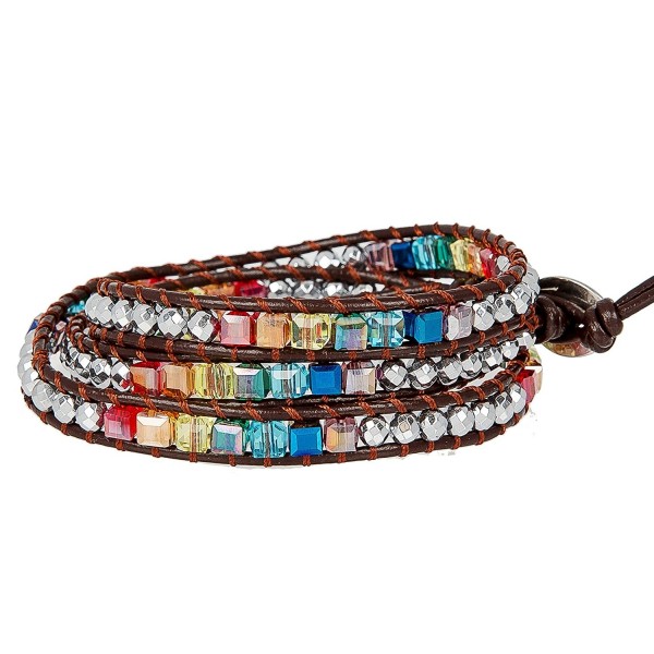 Awareness Leather Bracelet SPUNKYsoul Collection