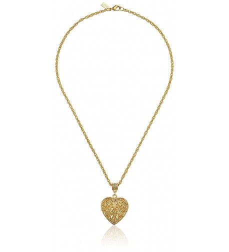 1928 Jewelry Gold Dipped Filigree Swarovski