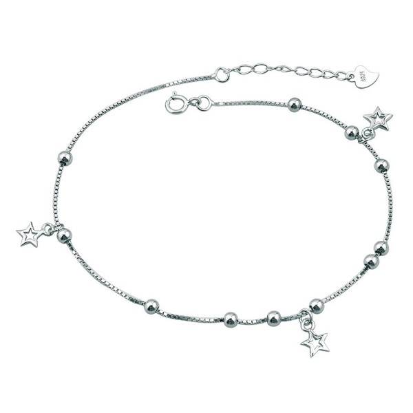 LovelyCharms Sterling Silver Anklet Bracelets