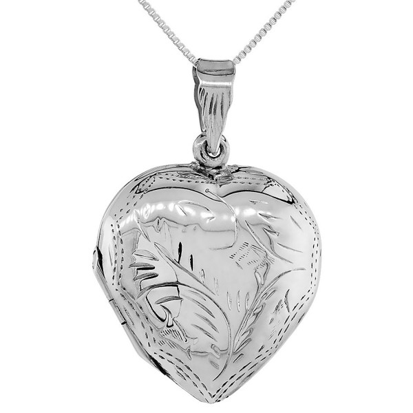 Sterling Silver Pendant Engraved Handmade