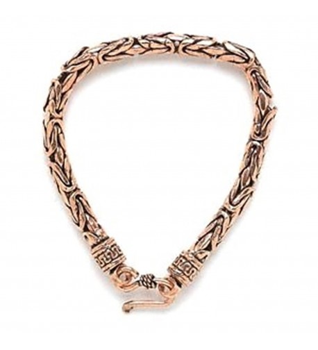 Byzantine Copper Bracelet Handmade 7 inch