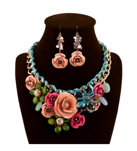 Kexuan Fanshion Jewelry Statement Necklace