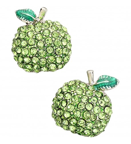 Liavys Apple Fashionable Earrings Sparkling