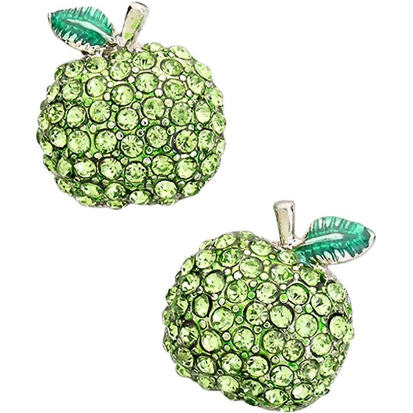 Liavys Apple Fashionable Earrings Sparkling