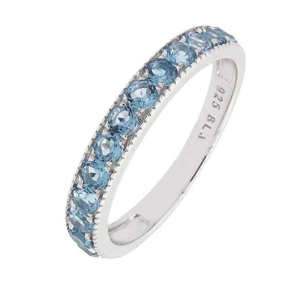 Sterling Silver Genuine Stackable Eternity