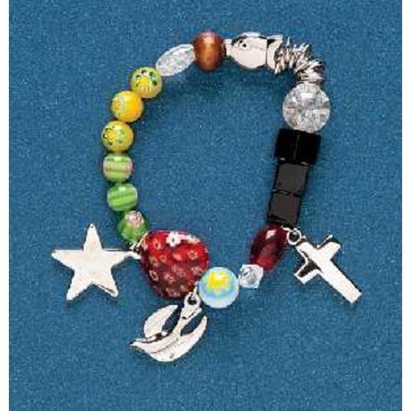 Christ Multicolor Beaded Fashion Bracelet