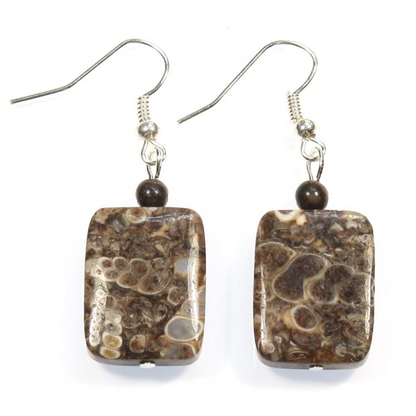 Fossil Hunter Turritella Natural Earrings