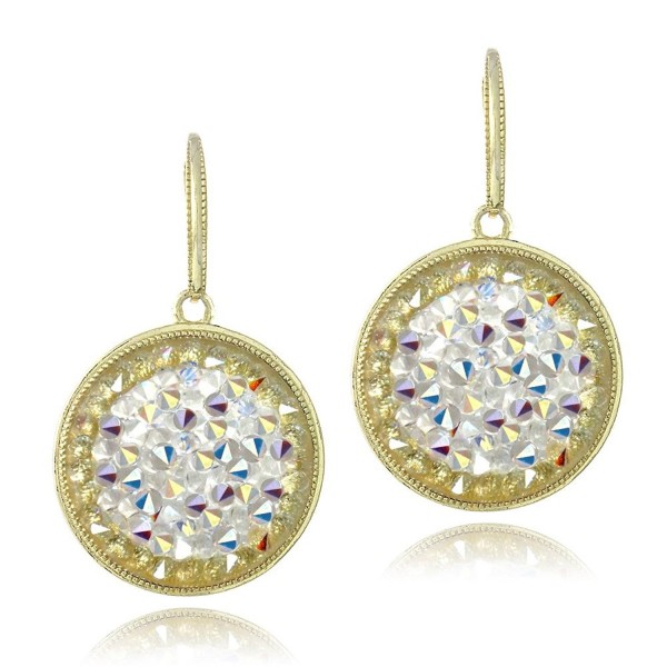 Bria Lou Borealis Leverback Swarovski