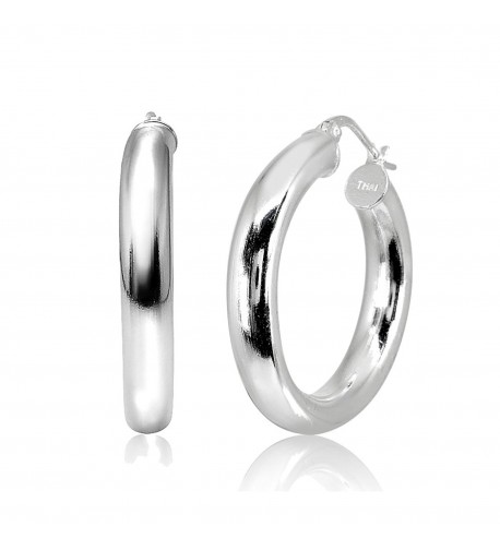 LOVVE Sterling Polished Round Tube Click Top