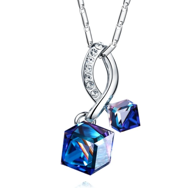 Olen Crystal Necklace Birthday Necklaces