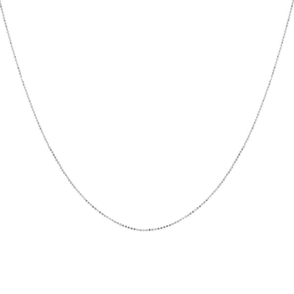 Solid Sterling Silver Diamond Necklace