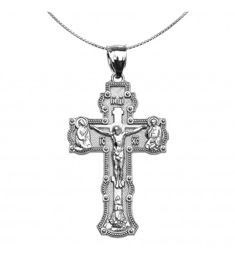 Elegant Russian Orthodox Necklace Sterling