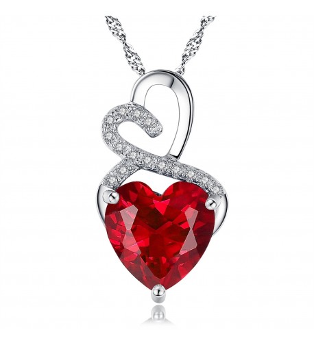 Mabella Simulated Necklace Sterling Valentines