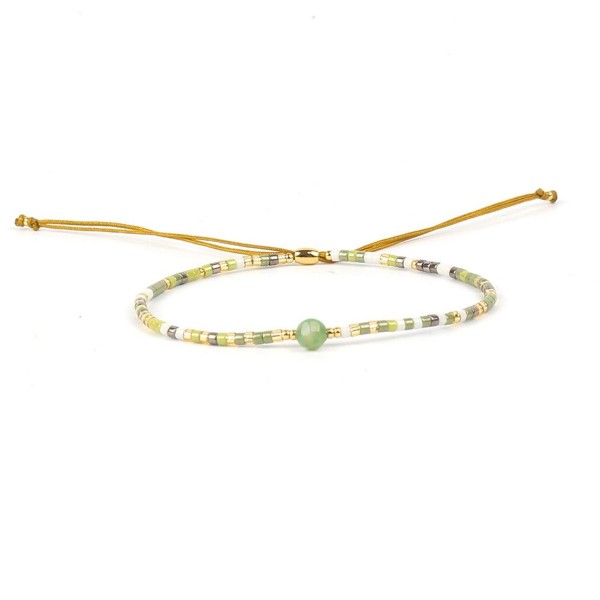 KELITCH Beaded Yellow Friendship Bracelets