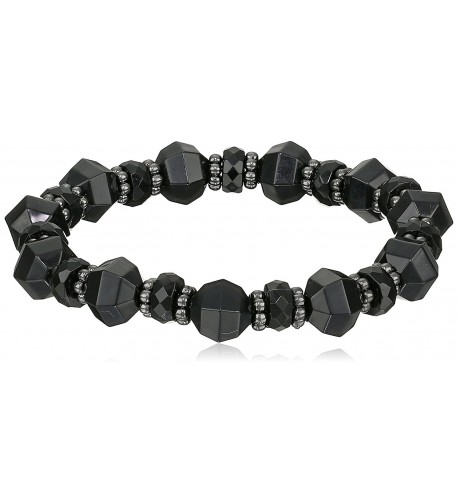 1928 Jewelry Faceted Stretch Bracelet