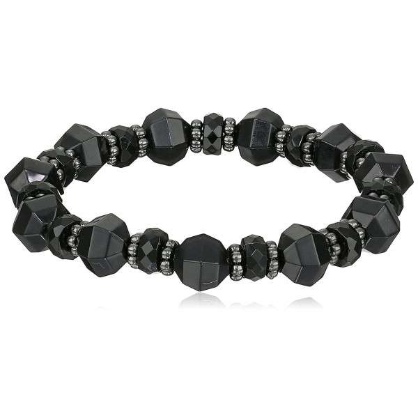 1928 Jewelry Faceted Stretch Bracelet