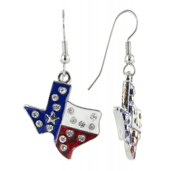 Patriotic Lone State Texas Earring