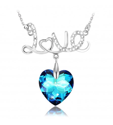 KissYan Necklace Swarovski Crystals Valentine