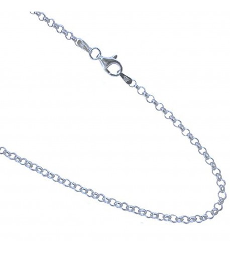 Italian Sterling Silver Necklace Inches