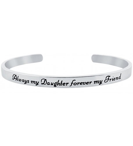 Daughter Bracelet Inspirational Sentimental Stainless