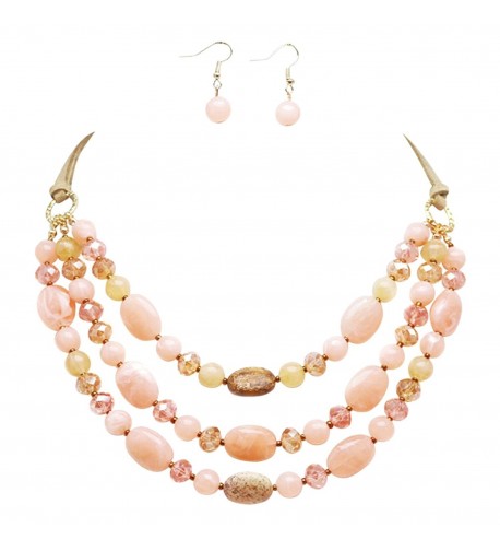 Rosemarie Collections Statement Necklace Earrings