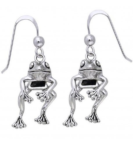 Moveable Detailed Sterling Silver Earrings