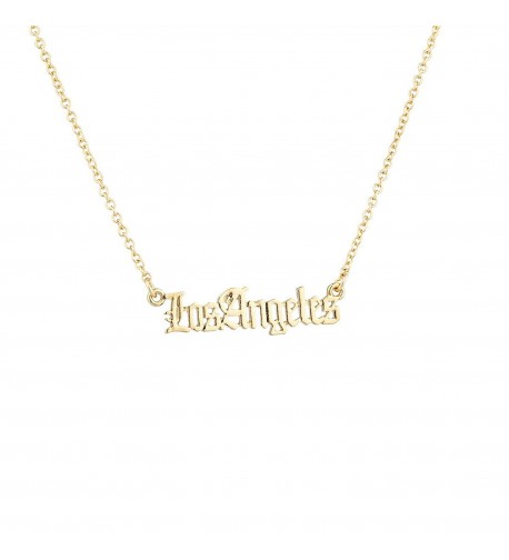 Lux Accessories Angeles California Necklace