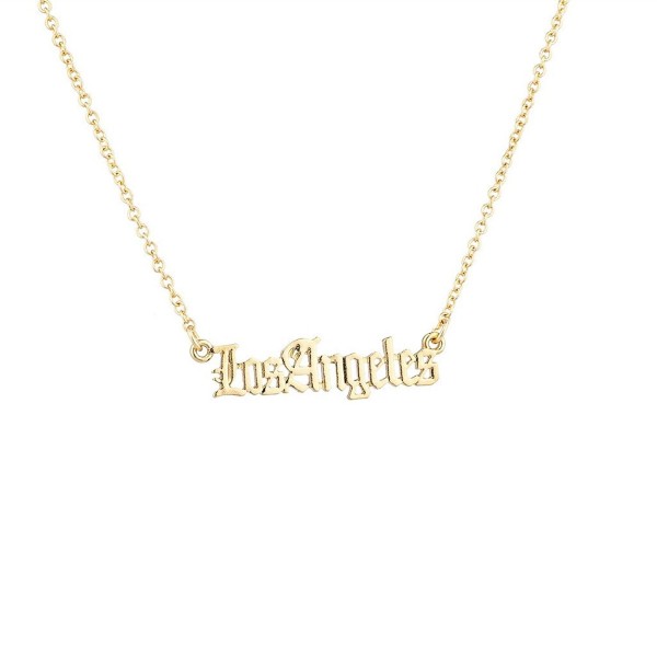 Lux Accessories Angeles California Necklace