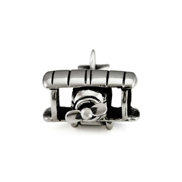 Ohm Beads Sterling Silver Biplane