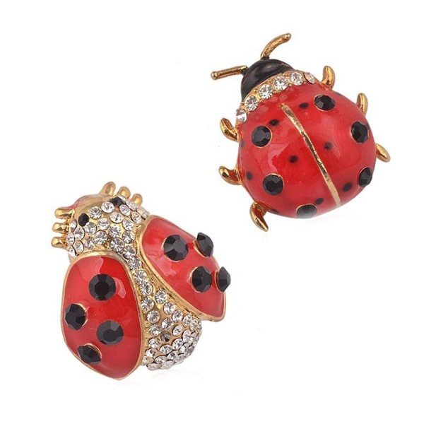 Partyfareast Cute Animal Ladybug Brooch