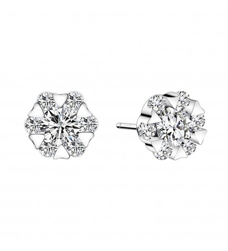 Zirconia Earrings LIKGUS Sterling Hypoallergenic