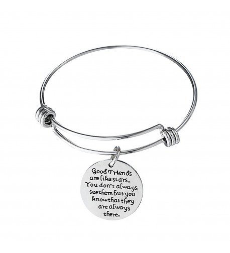 Bangle Bracelet Graduation Gift For Best Friend- Good Friend Are Like ...